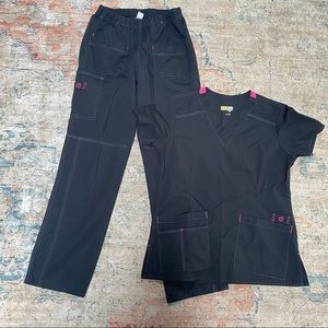 Black Wonder Wink Scrub Set NEW!